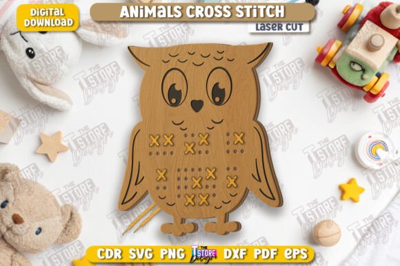 Cross Stitch Owl Laser Cut Montessori Review