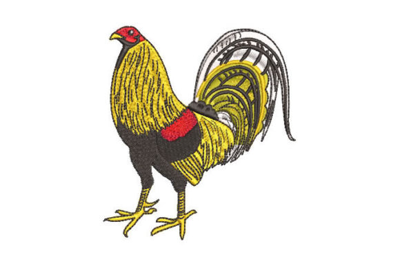 Game Rooster: A Bold Machine Embroidery Design Review