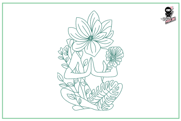 Lotus Girl Redwork: A Designer's Review for Apparel