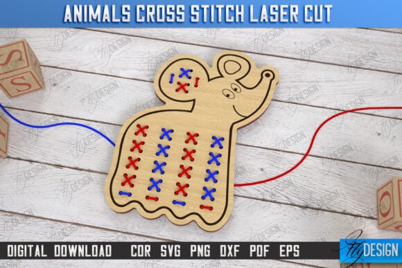 Review: Cross Stitch Laser Cut Montessori Lacing for Holiday Shops