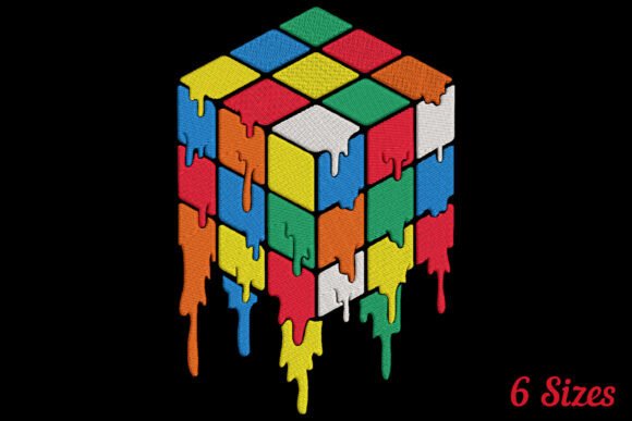 Review: Rubik s Cube Game Embroidery Design