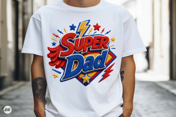 Review: Superhero Dad Faux Embroidery for Father's Day
